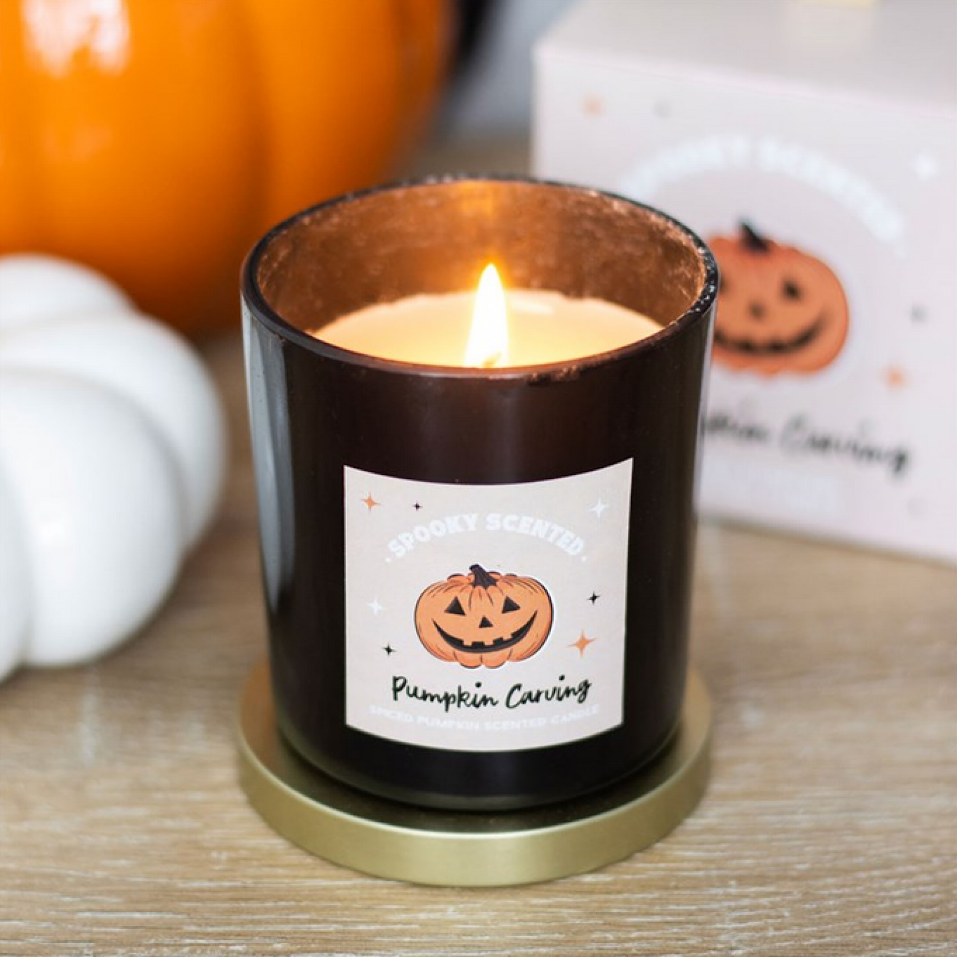 Pumpkin Carving Spiced Pumpkin Candle - Wicked Witcheries