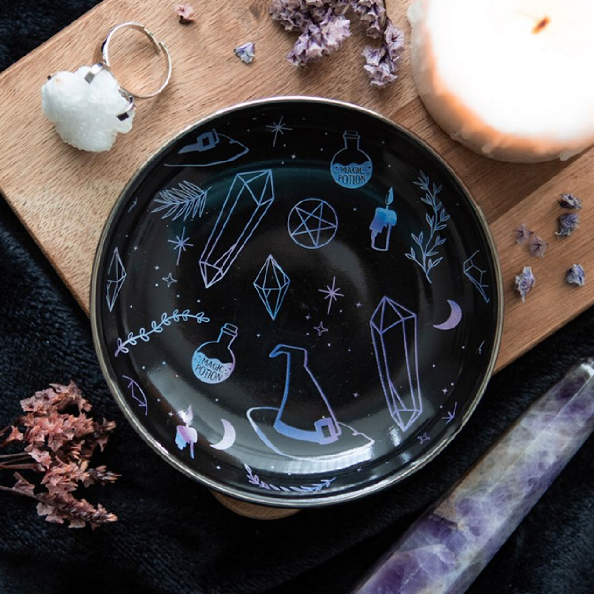 Crystal Witch Trinket Dish - Wicked Witcheries