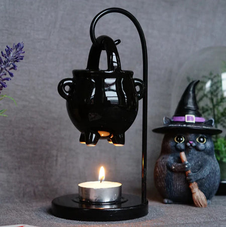 Hanging Cauldron Oil Burner - Wicked Witcheries