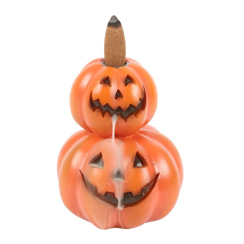 Stacked Pumpkins Backflow Incense Burner - Wicked Witcheries