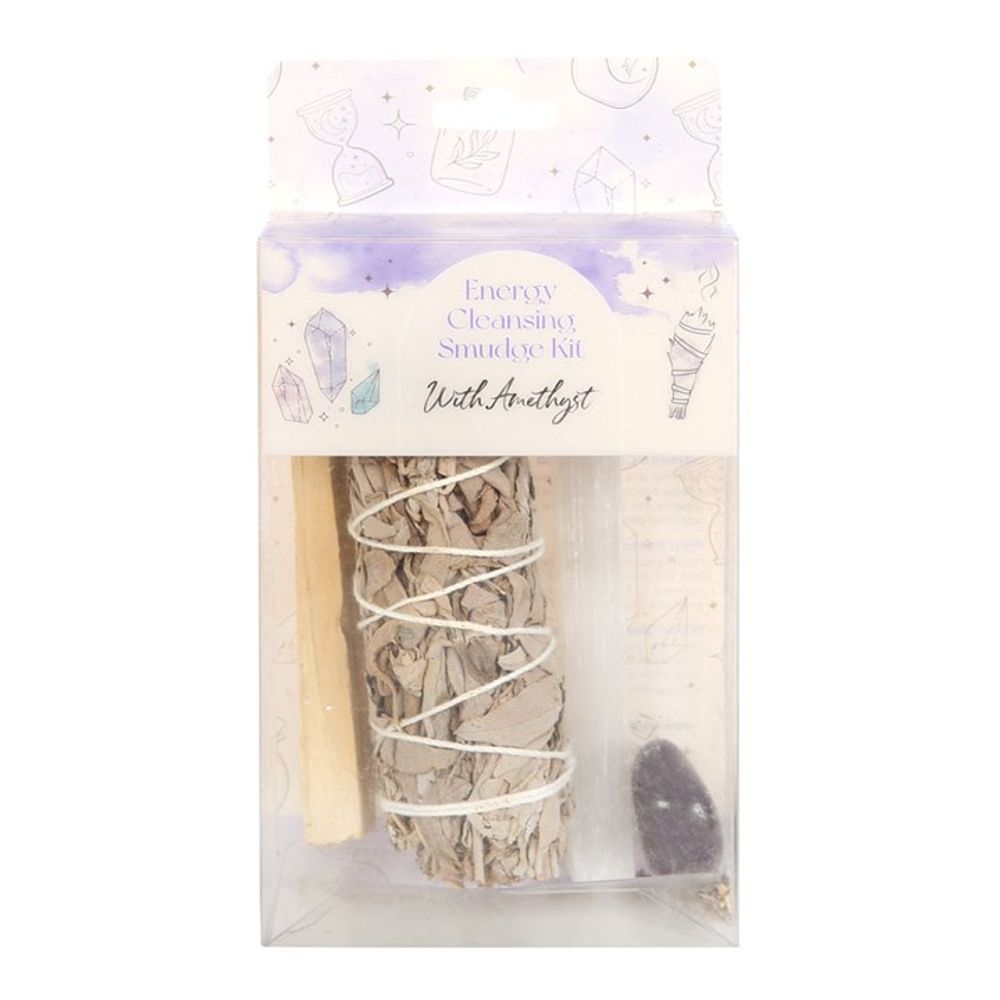 Smudge Kit with Amethyst Crystal - Wicked Witcheries