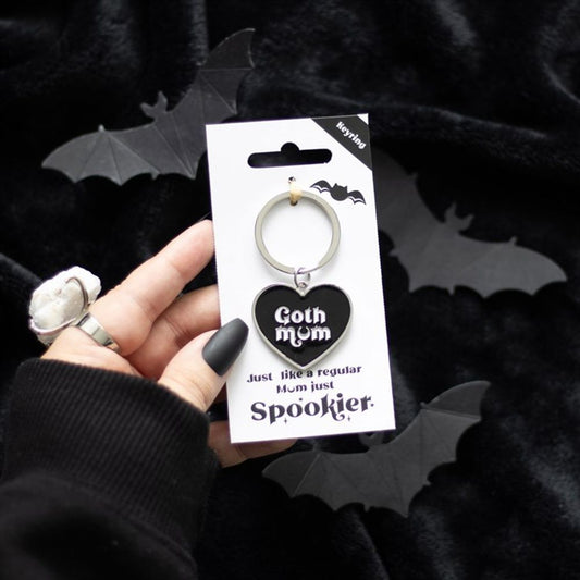 Goth Mum Keyring - Wicked Witcheries