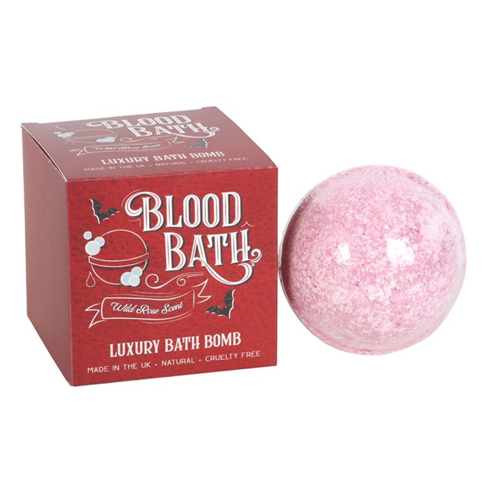 Blood Bath Wild Rose Bath Bomb - Wicked Witcheries