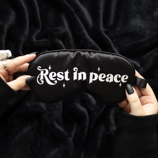 Rest in Peace Satin Sleep Mask - Wicked Witcheries