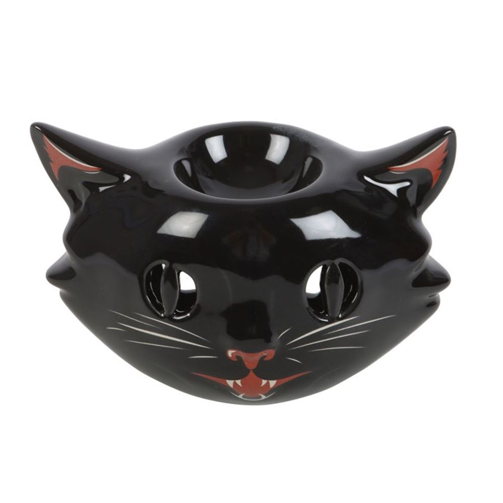 Spooky Black Cat Oil Burner - Wicked Witcheries