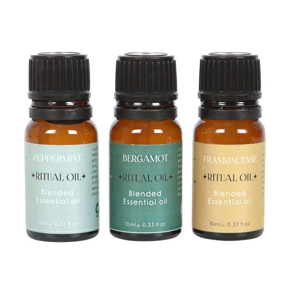 Set of 3 Success Ritual Blended Essential Oils - Wicked Witcheries