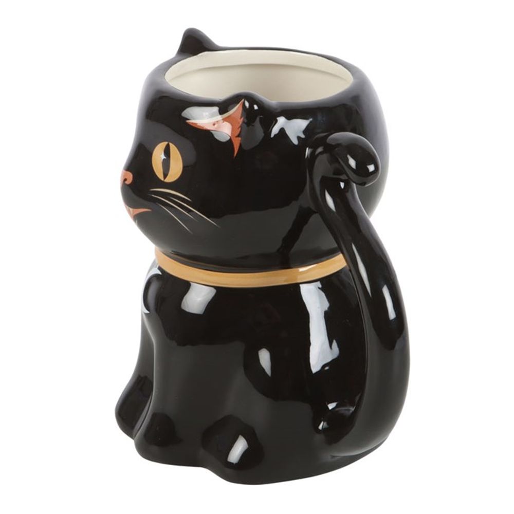 Spooky Black Cat Shaped Mug - Wicked Witcheries