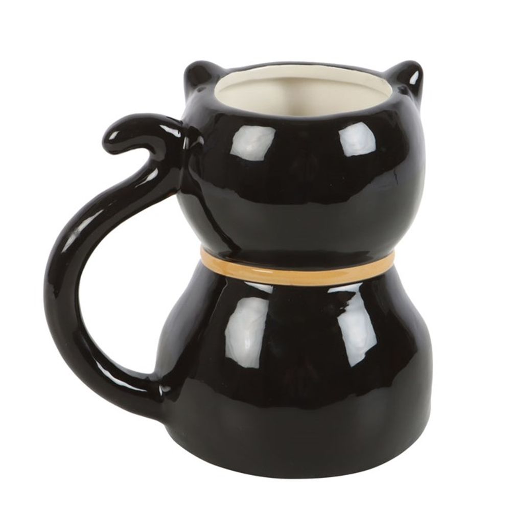 Spooky Black Cat Shaped Mug - Wicked Witcheries