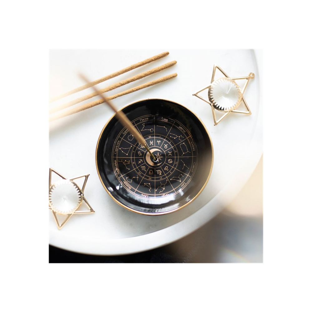 Astrology Wheel Incense Holder - Wicked Witcheries