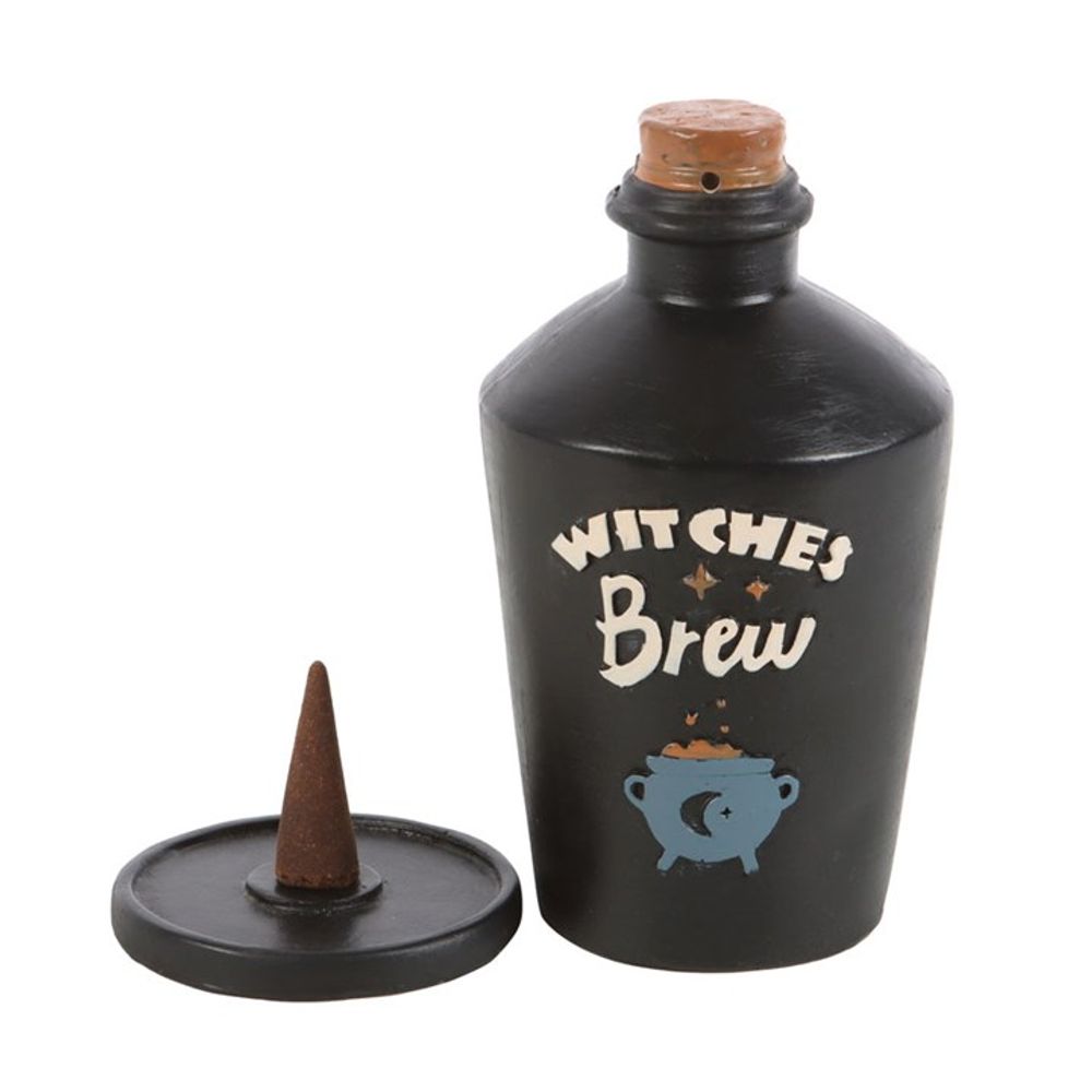 Witches Brew Potion Bottle Incense Cone Burner - Wicked Witcheries