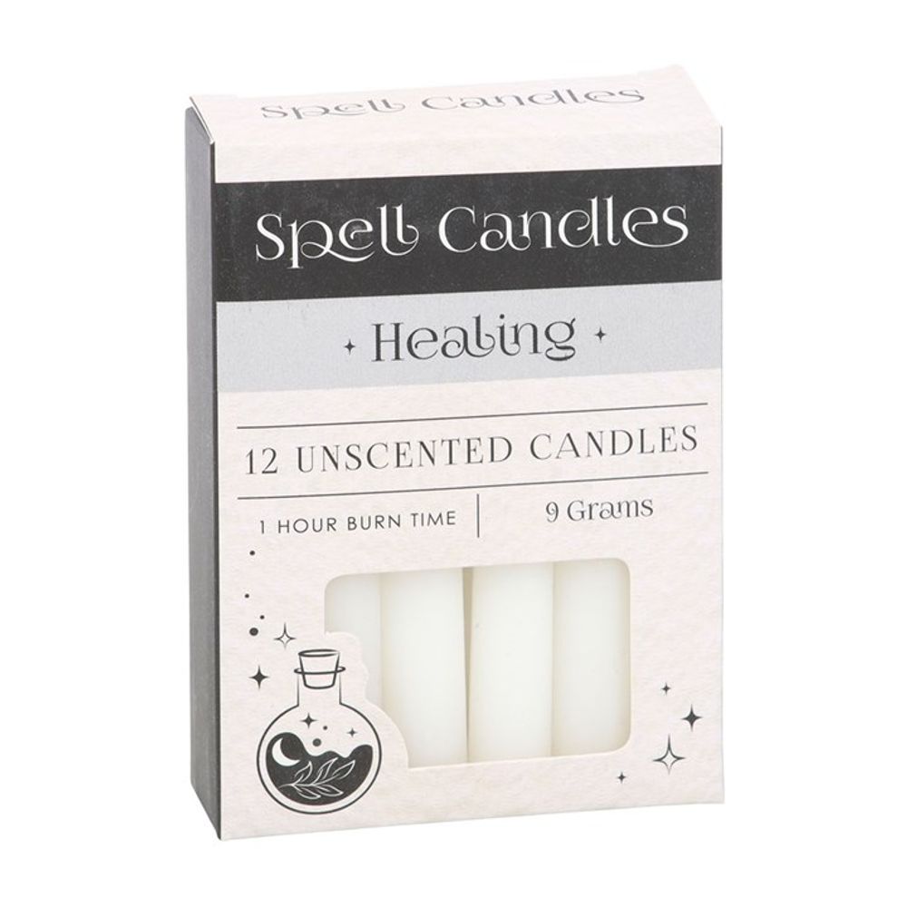 Pack of 12 Healing Spell Candles - Wicked Witcheries