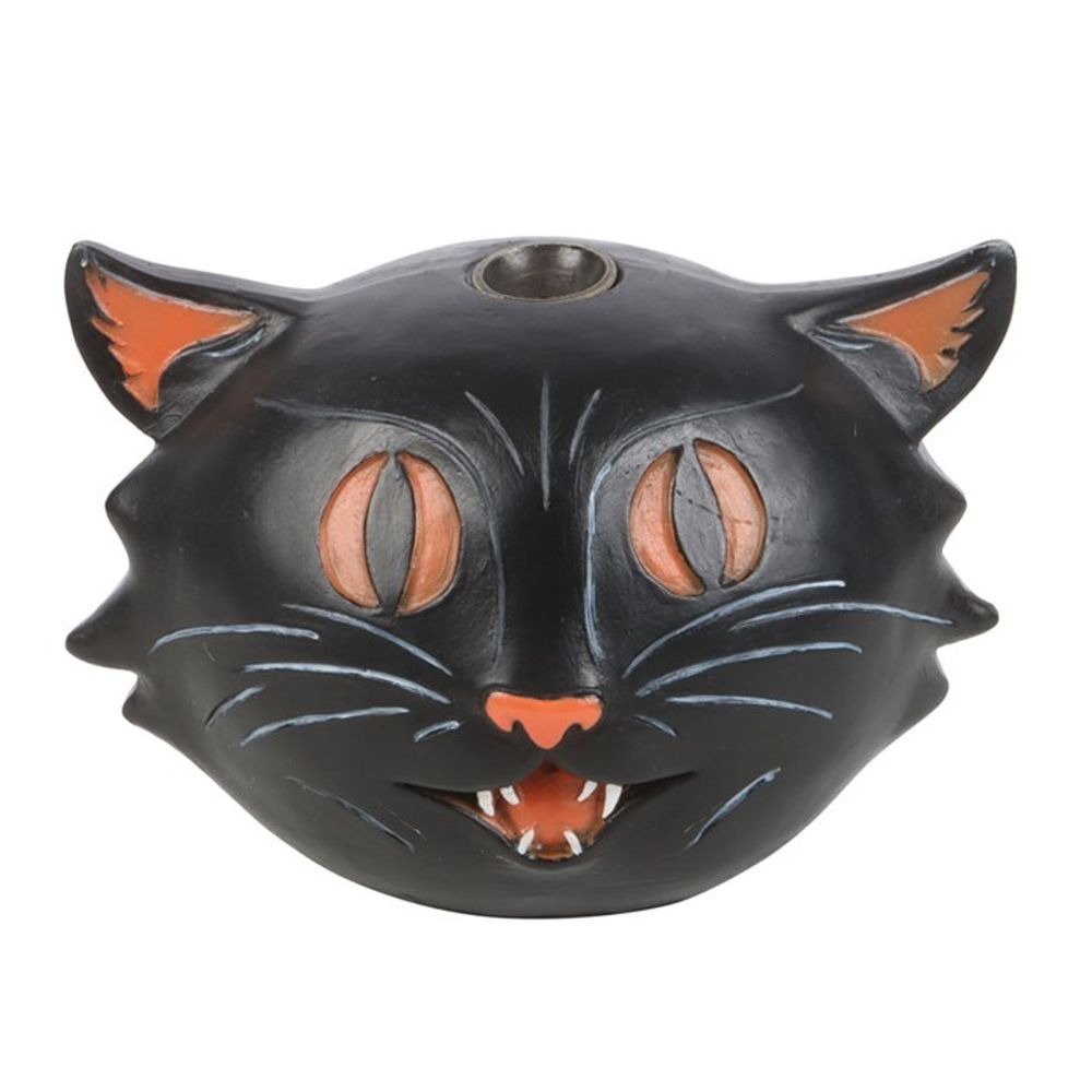 Black Cat Backflow Incense Burner - Wicked Witcheries