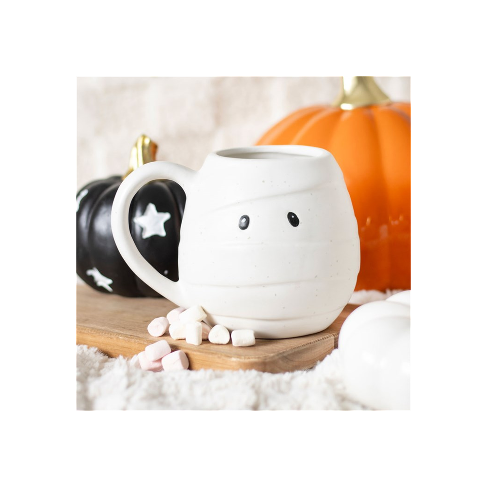 Mummy Shaped Rounded Mug - Wicked Witcheries