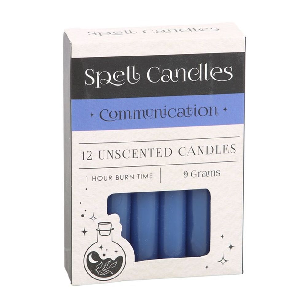 Pack of 12 Communication Spell Candles - Wicked Witcheries