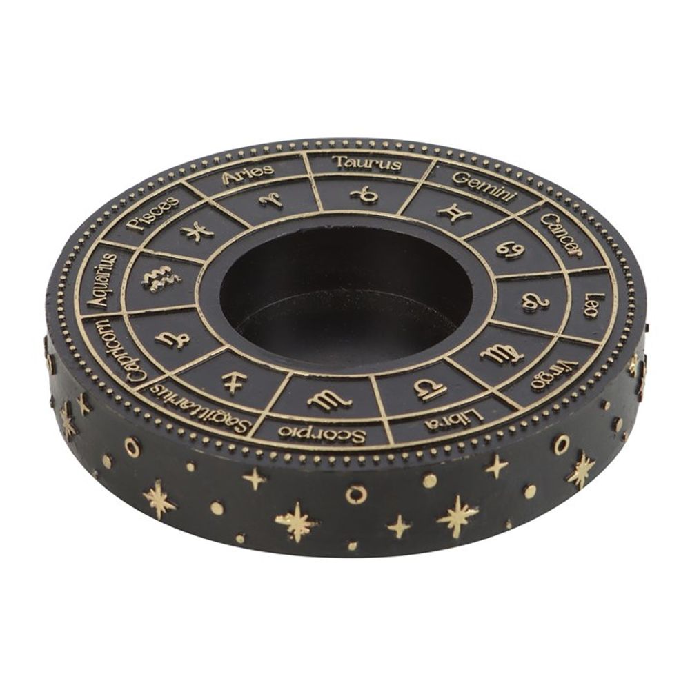 Astrology Wheel Tealight Candle Holder - Wicked Witcheries