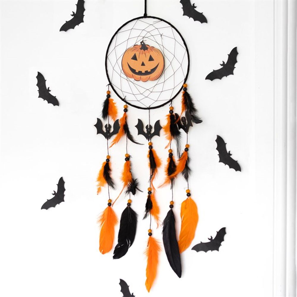 Pumpkin Halloween Dreamcatcher - Wicked Witcheries