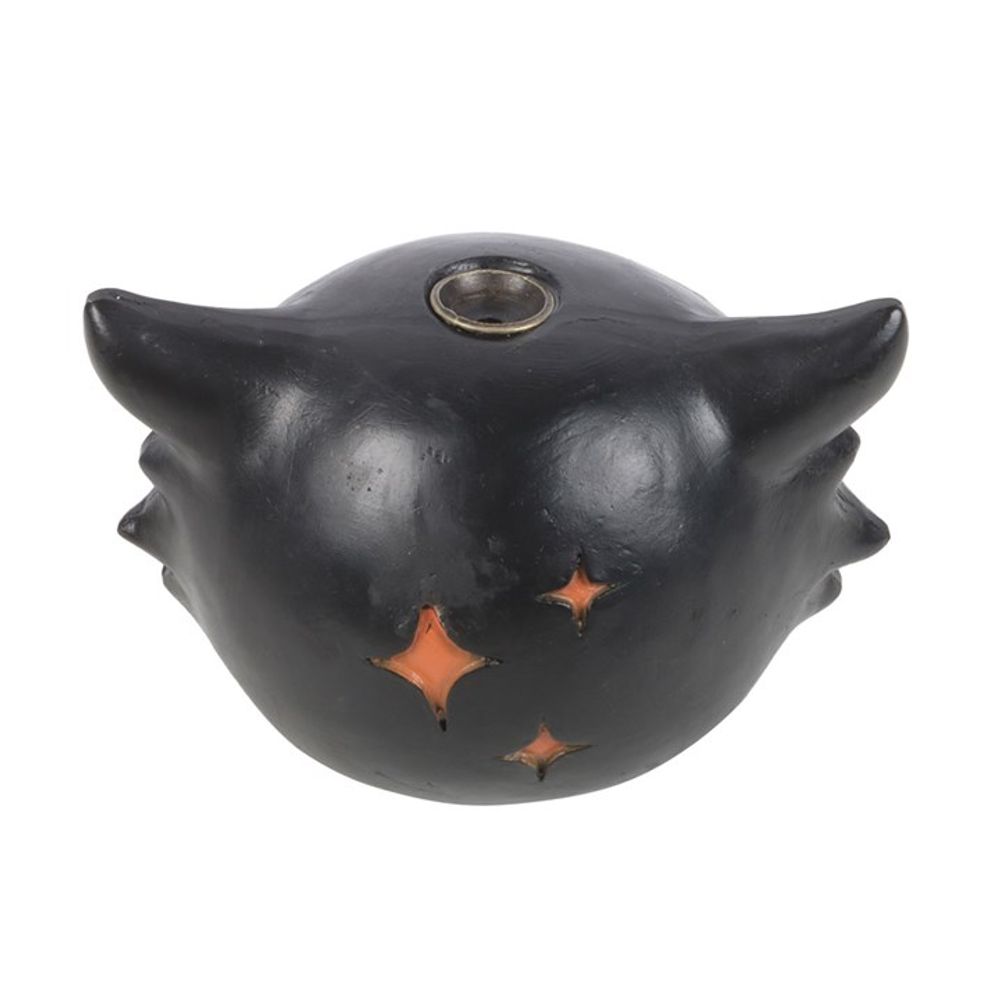 Black Cat Backflow Incense Burner - Wicked Witcheries