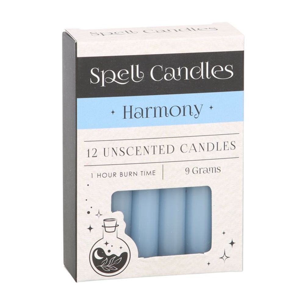 Pack of 12 Harmony Spell Candles - Wicked Witcheries