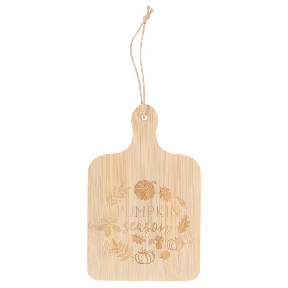 Pumpkin Season Bamboo Serving Board - Wicked Witcheries