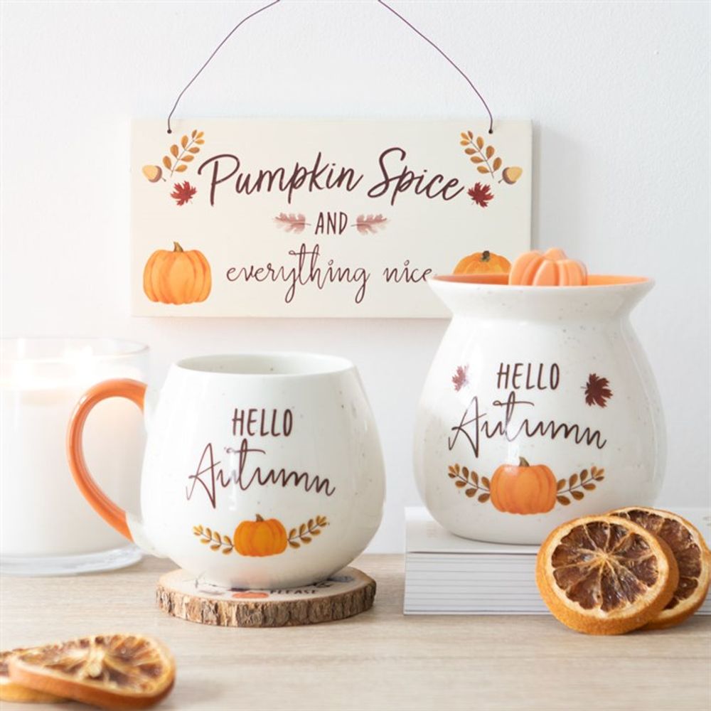 20cm Pumpkin Spice Hanging Sign - Wicked Witcheries