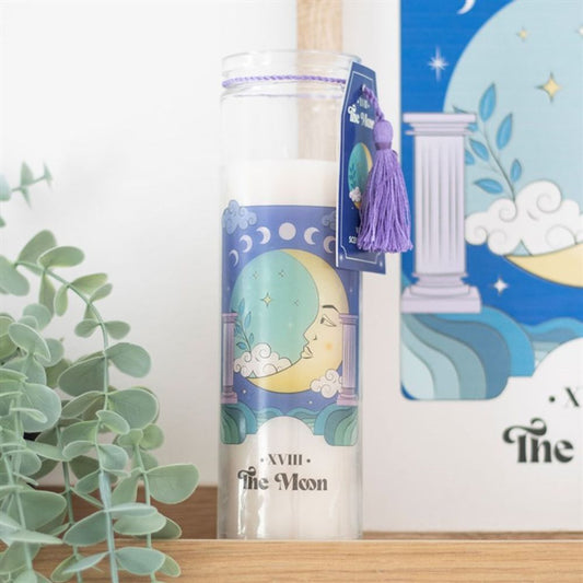 The Moon Violet Tube Candle - Wicked Witcheries