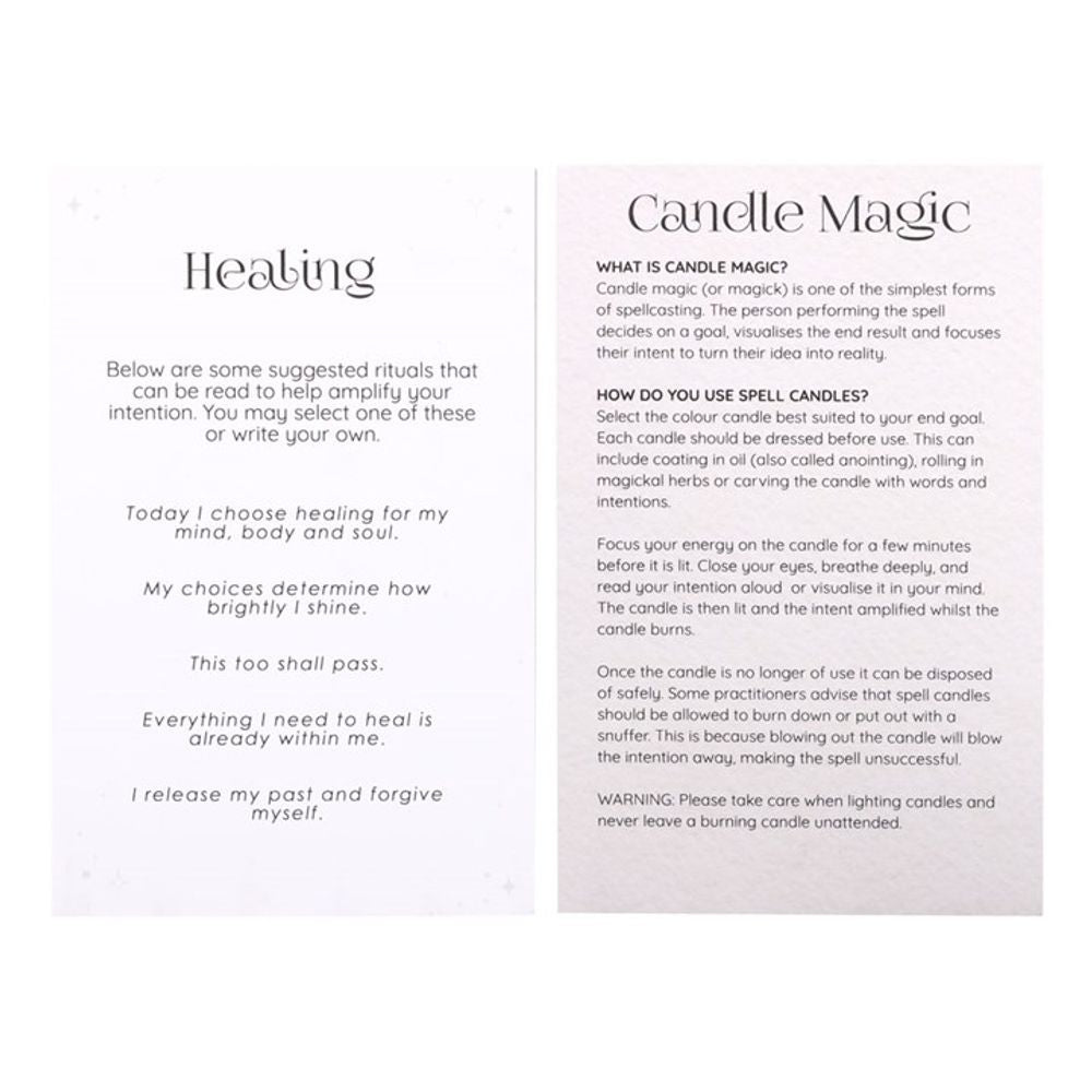 Pack of 12 Healing Spell Candles - Wicked Witcheries