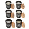 Set of 6 Midnight Ritual Candles - Wicked Witcheries