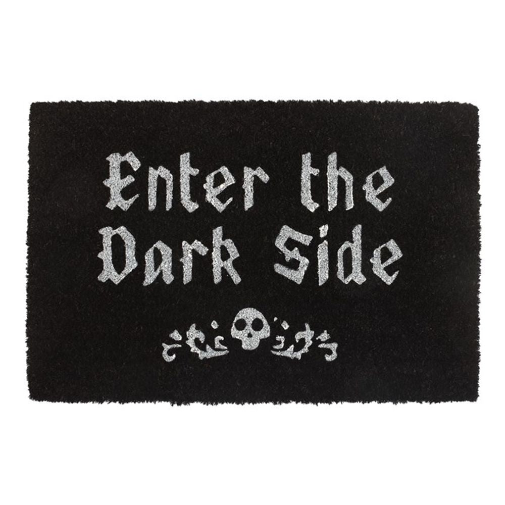 Black Enter The Dark Side Coir Doormat - Wicked Witcheries