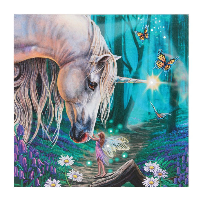 Fairy Whispers Light Up Canvas Plaque by Lisa Parker - Wicked Witcheries